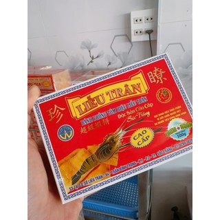 Bánh Phồng Tôm (Loại Cao Cấp Hộp Đỏ)- Liễu Trân - Hộp 500G - Đặc Sản Sóc Trăng hộp 500gram
