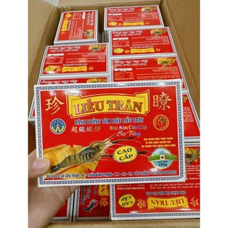Bánh Phồng Tôm (Loại Cao Cấp Hộp Đỏ)- Liễu Trân - Hộp 500G - Đặc Sản Sóc Trăng hộp 500gram