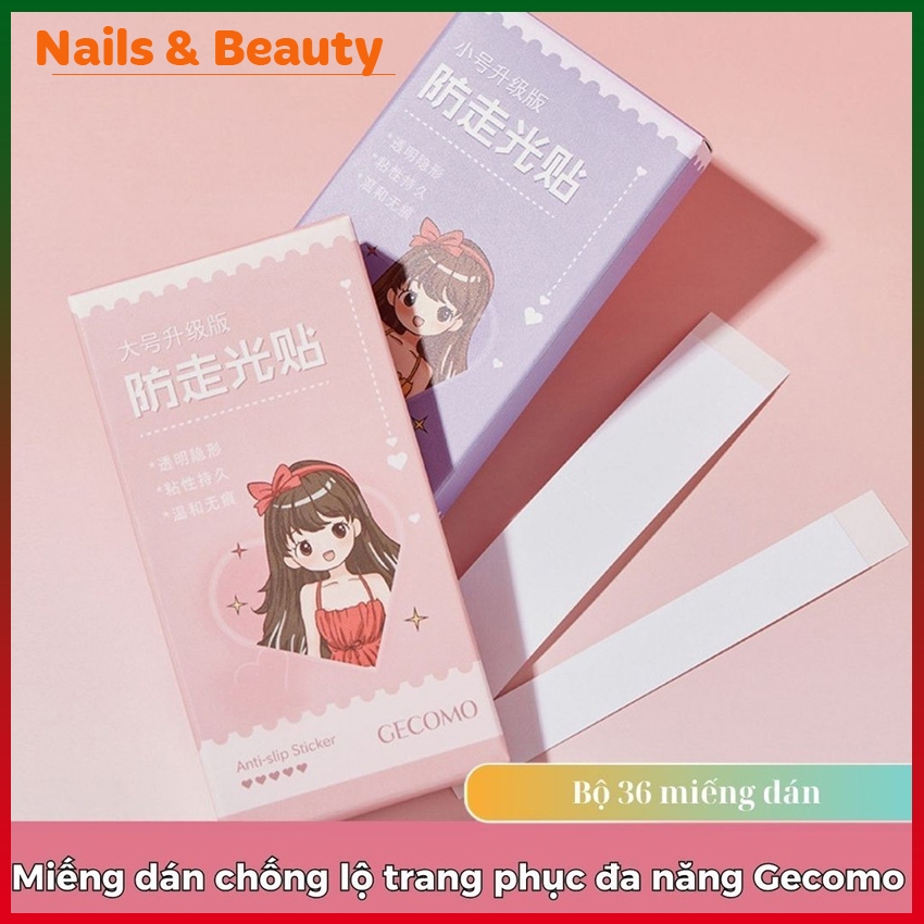 Miếng dán, Miếng Dán Quần Áo, Miếng Dán Áo  trong suốt chống lộ cho quần áo đầm đa năng Gecomo G2088