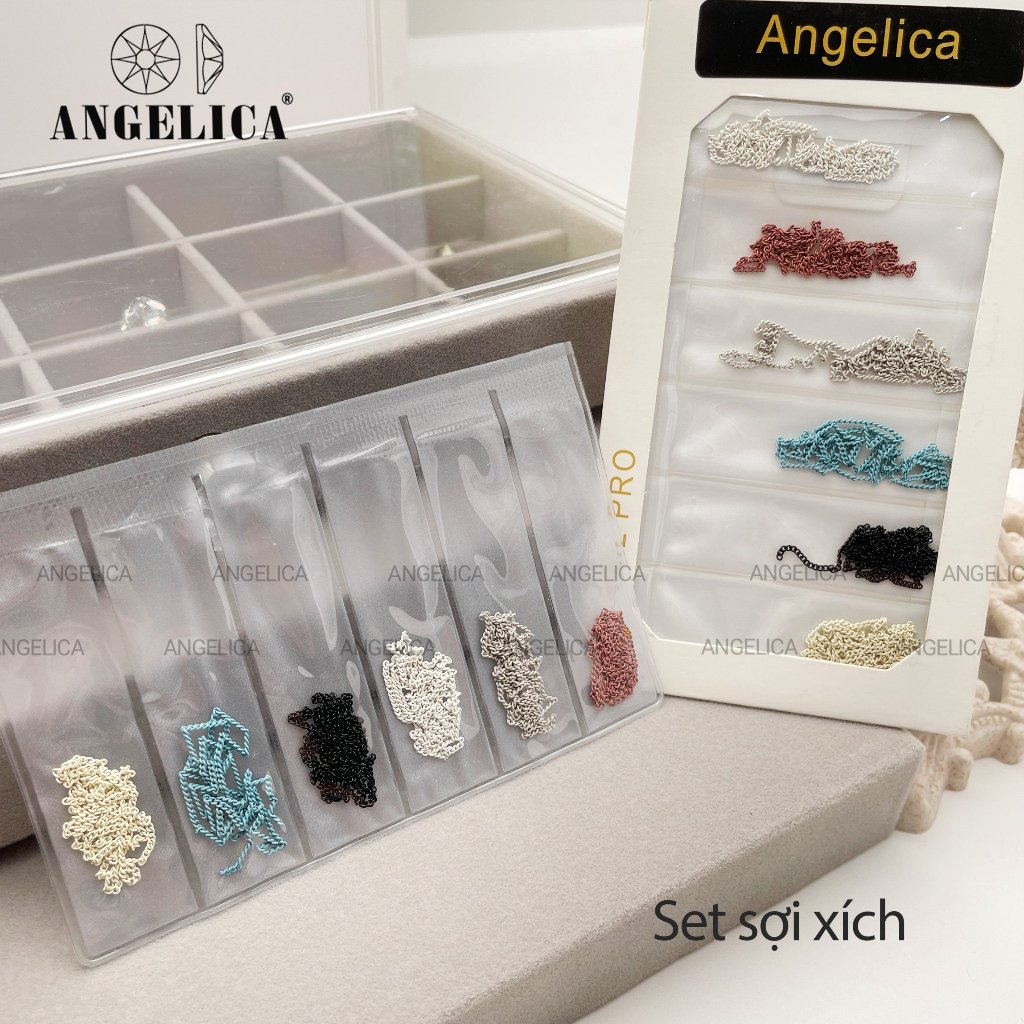 Set Sợi Xích nail 5 Màu Trang Trí Móng SSX ANGELICA