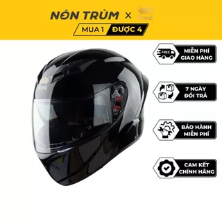 Mũ bảo hiểm fullface Royal M266 2 kính cho nam và nữ đi xe máy đi phượt chính hãng bảo hành 12 tháng