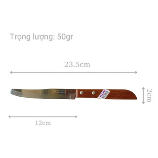 Dao gọt hoa quả kiwi Thái Lan 502 501 cán gỗ cao cấp, dao nhà bếp sắc bén tiện dụng - Bếp của hà