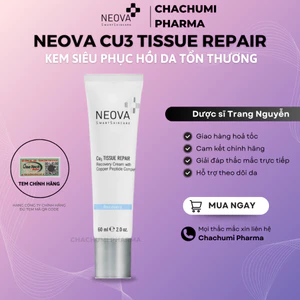 Neova Cu3 Tissue Repair Copper Tri-Peptide Kem Phục Hồi Da Tổn Thương Sau Laser, Lăn Kim, Treatment