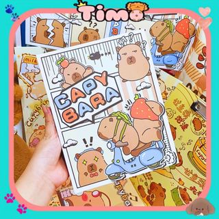 Album Đựng Card Capybara Binder A5 Rỗng Không Kèm Sheet Sổ Còng Cute Timo VPBL26