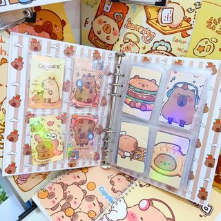 Album Đựng Card Capybara Binder A5 Rỗng Không Kèm Sheet Sổ Còng Cute Timo VPBL26