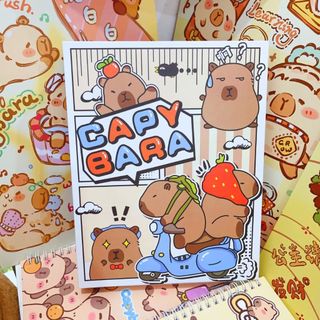 Album Đựng Card Capybara Binder A5 Rỗng Không Kèm Sheet Sổ Còng Cute Timo VPBL26