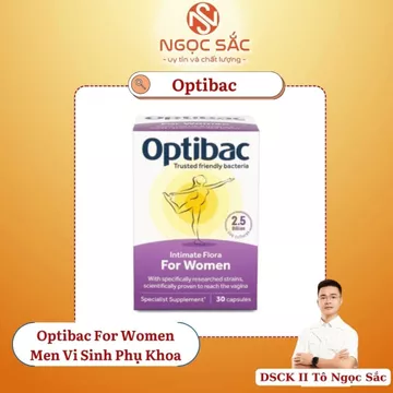 [Chính Hãng] Men vi sinh Optibac Probiotics For Women- Men vi sinh lợi khuẩn phụ khoa