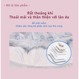 Tushie Treats Tã vệ sinh dùng một lần chất lượng cao cho chó và mèo, gói 12 chiếc, thấm hút nhanh và thoáng khí