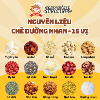 15 Nguyên Liệu Chè Dưỡng Nhan Tách Lẻ Tự Chọn BẾP LISA