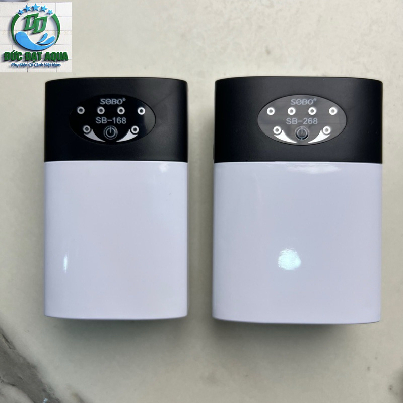 Sủi Oxy Tích Điện Siêu Êm SoBo SB168 1 Vòi Và SB268 2 Vòi, tặng kèm dây quả sủi, Cho Bể Cá Cảnh 7