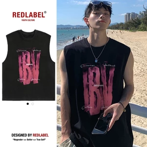 Áo Tank Top Nam Nữ RedLabel In Họa Tiết IBV, Áo Ba Lỗ Sát Nách Nam Nữ Cotton Cá Tính TT28