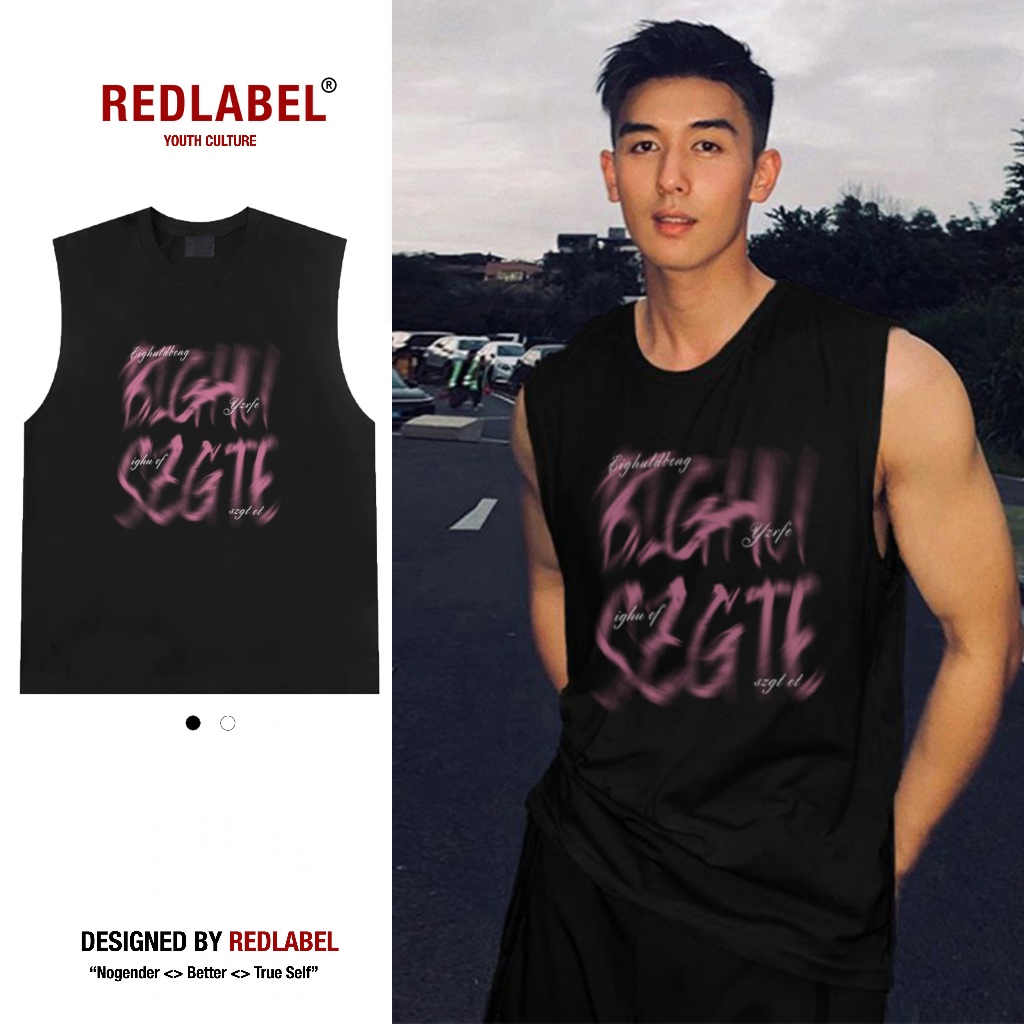 Áo Sát Nách TankTop Ba Lỗ Thể Thao In Họa Tiết In Trame RedLabel Thoáng Mát Cotton Mềm Mịn Unisex TT2