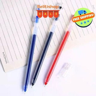 Combo 10 Bút Bi Gel nước đi học/ Viết Mực Văn Phòng ngòi 0.5mm Rèn Chữ Đẹp