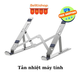 Giá đỡ laptop BL3 hợp kim nhôm hỗ trợ tản nhiệt, gấp gọn chỉnh độ cao ipad macbook surface