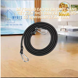 Dây co, dây thun co giãn buộc hàng, hành lý đa năng dài từ 1,5m, 2m, 3m, 4m,5m cho gia đình