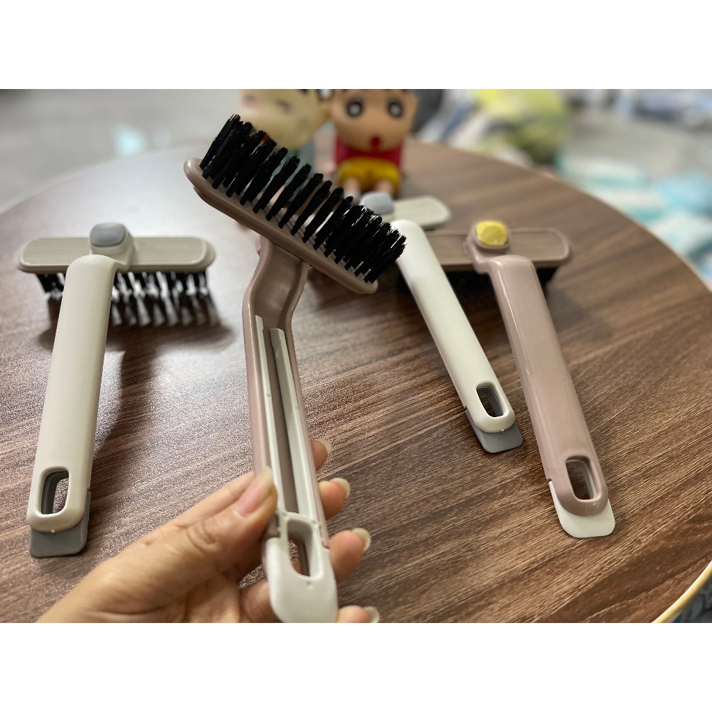 Bàn Chải Vệ Sinh Khe Hở Góc Rãnh Xoay 360 ,cây Cọ Vệ Sinh Nhà Tắm Cửa Nhà Bếp Thông Minh