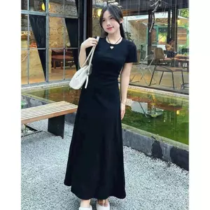 Đầm body thun xoè đan dây lưng đen 🔥𝐇𝐨𝐚̉ 𝐓𝐨̂́𝐜🔥 𝐌𝐄𝐎𝐈𝐍𝐃𝐀𝐇𝐎𝐔𝐒𝐄