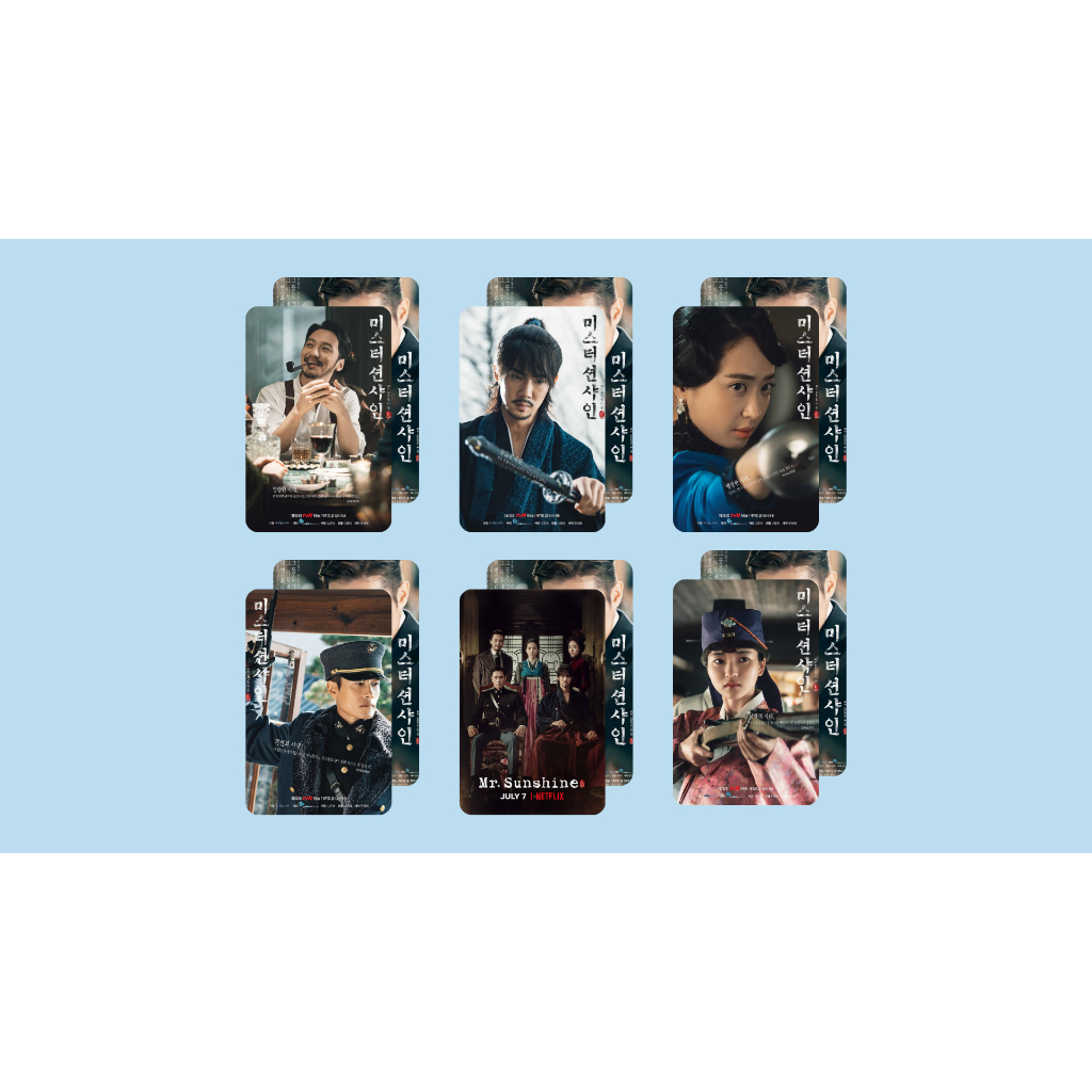 set card bo góc phim "Quý Ngài Ánh Dương"-"Mr Sunshine" Lee Byung Hun,Kim Tae Ri,Yoo Yeon Seok,Kim Min Jung,Byun Yo Han
