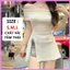 Áo Trễ Vai Body RANSHI Xẻ Tà Bên Hông Ôm Sát Tôn Eo Chất Tăm Thái Mềm Mát - RA235