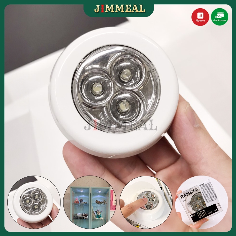 [Chính Hãng] [IKEA] Đèn Led Không Dây 1 Chạm Gắn Tủ Bếp, Tủ Quần Áo ...