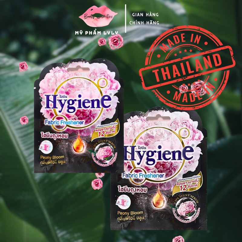 Túi thơm hygiene thái lan gói 8g hàng nội địa nhiều  n Khử mùi hôi phòng, tủ quần áo, giày với hương hoa tự nhiên