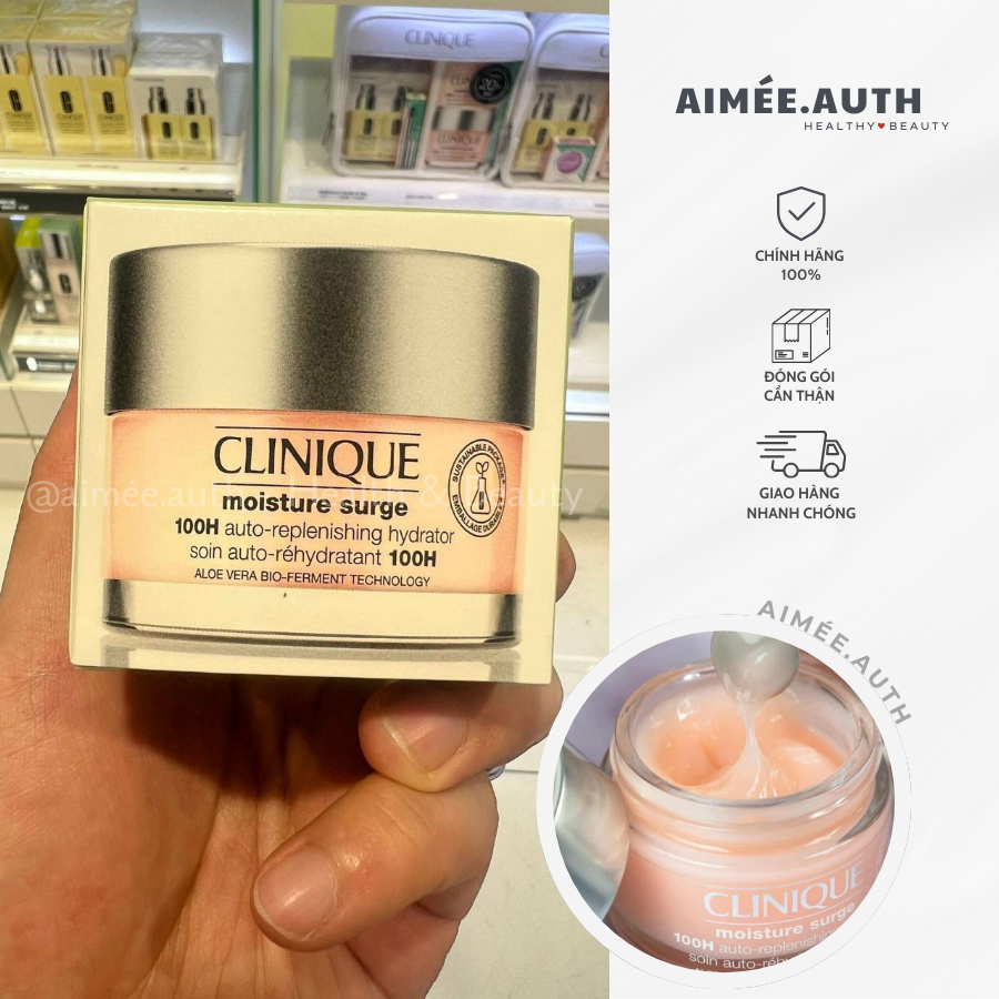 Kem dưỡng ẩm Cl!n!que Moisture Surge 100H (màu hồng) | Shopee Việt Nam