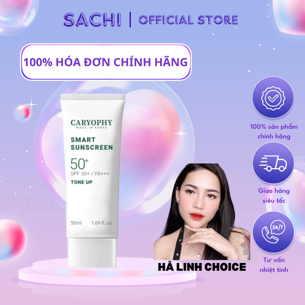 Kem Chống Nắng Caryophy Smart Tone Up Sunscreen 50ml - myphamsachi ...