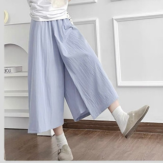 Quần giả váy bigsize xẻ tà cao cấp nữ GV05, quần ống rộng cỡ lớn cho nữ có hông và đùi dày, giúp dáng thon gọn
