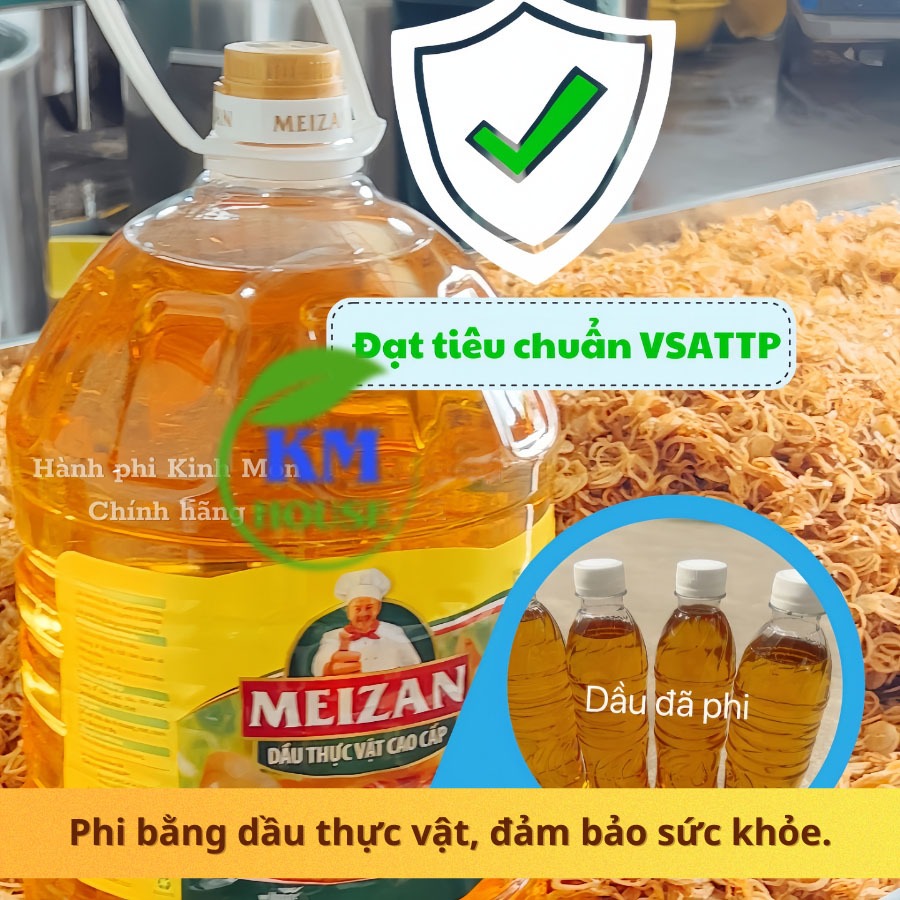 Hành Phi Khô Kinh Môn Hải Dương Thơm, Giòn, Nguyên Chất 100% 1,0kg