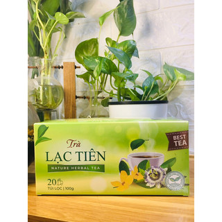 Trà LẠC TIÊN Mộc Nhai hộp 20 túi lọc x 5 gram - Cho giấc ngủ sâu và tinh thần minh mẫn.
