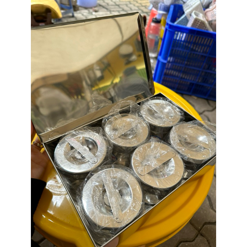 Bộ hộp đựng hủ lưu mẫu inox 304, đựng thức ăn, thực phẩm, dụng cụ y tế ...