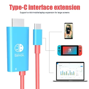 NINTENDO Dây Cáp Chuyển Đổi USBC 4K PD Type C Sang Hdmi Cho Tv Mobile Laptop PC -SN