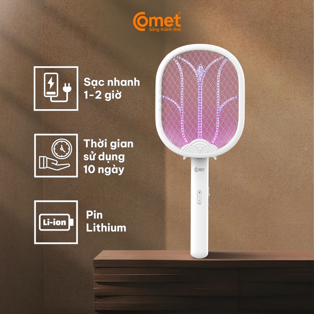 vợt muỗi điện comet