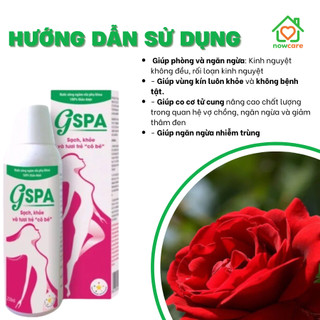 NƯỚC XÔNG NGÂM RỬA PHỤ KHOA GSPA 250ML