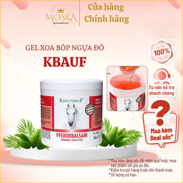 Gel Xoa Bóp Giảm Sưng Đau Xương Khớp KBAUF Đức 250ML, Gel Ngựa Đỏ KBAUTBROF Hỗ Trợ Cơ Xương Khớp Bền Khoẻ Hiệu Quả