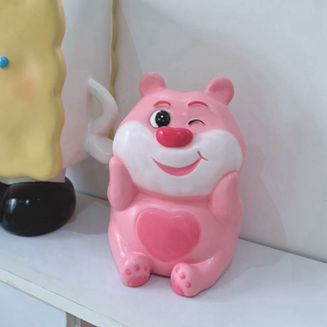 Gấu dâu Lotso ống heo dat tiết kiệm mẫu mới 2024 size đại
