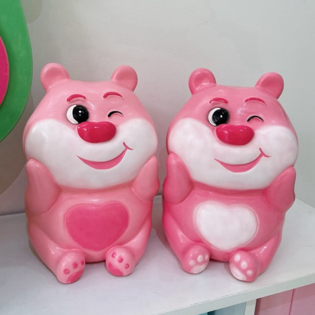 Gấu dâu Lotso ống heo dat tiết kiệm mẫu mới 2024 size đại