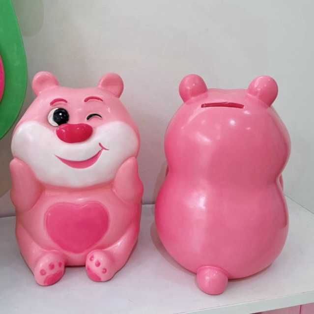Gấu dâu Lotso ống heo dat tiết kiệm mẫu mới 2024 size đại