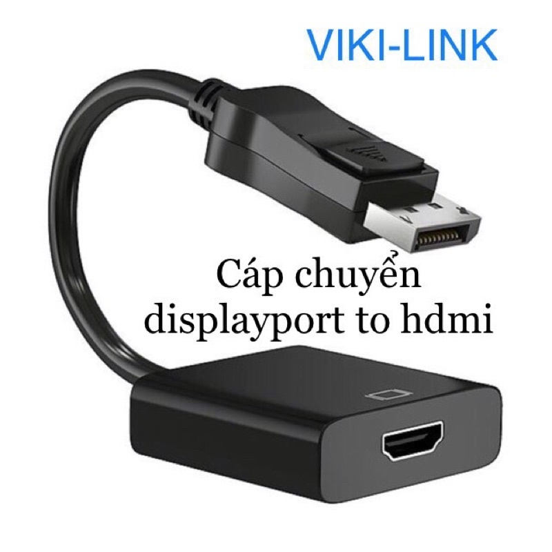 Cáp chuyển Displayport to HDMI, DP sang HDMI, độ phân giải cao, bảo hành 12 tháng - Hải Nam Computers | BigBuy360 - bigbuy360.vn