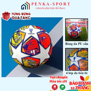Quả bóng đá C1 23/24 Size 5, banh bóng đá mùa 23/24 mẫu mới nhất + Tặng kim bơm, túi lưới Bảo Hành Da 12 Tháng SIÊU HOT