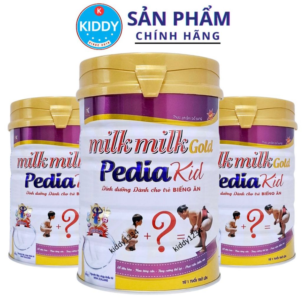 Sữa Pedia Kid 900g dành cho trẻ từ 1-15 tuổi, trẻ biếng ăn, gầy ốm, suy ...