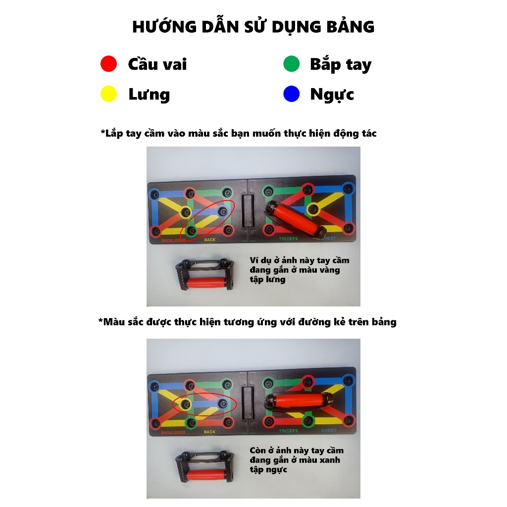 Ảnh Bảng Tập Hít Đất Bảo Hành 12 Tháng Dụng Cụ Chống Đẩy Chất Liệu Nhựa ABS Cứng Cáp Cleacco DCCDT Boro Sport 3