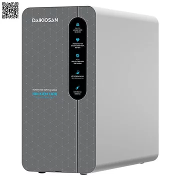 Máy lọc nước ion kiềm tươi để gầm Daikiosan DN468, nước chuẩn uống tại vòi.