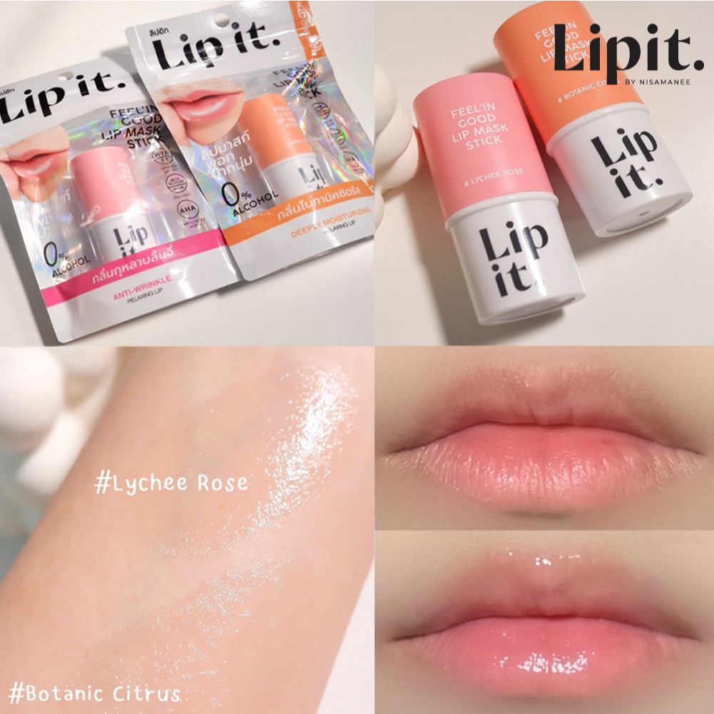 Ảnh Mặt Nạ Môi Dạng Thỏi LIP IT Feel'in Good Lip Mask Stick Hỗ Trợ Dưỡng Môi Sáng Màu, Mờ Thâm 5.5g 3