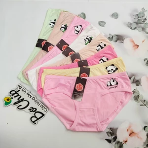 Quần Lót Nữ Cotton Thái Từ 40-50 ký Cao Cấp Hoạ Tiết Dễ Thương Co Giãn 4 Chiều Mềm Mại Nữ - Bơ Chip