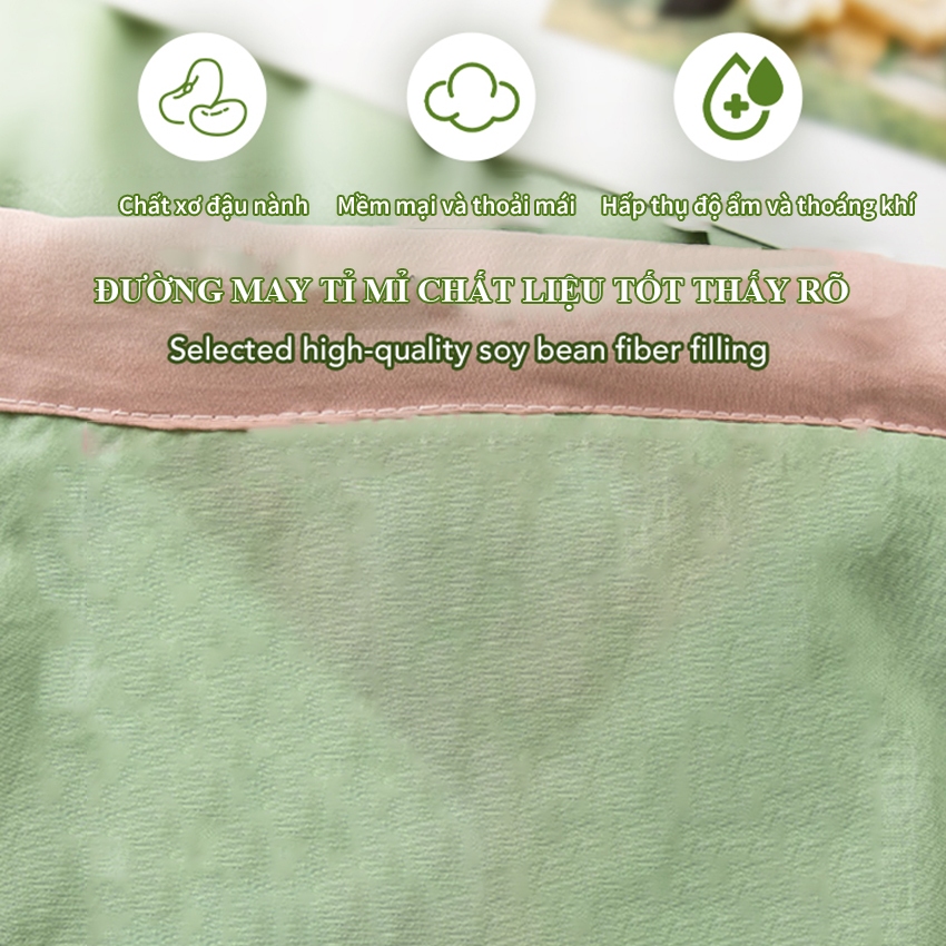 Chăn điều hòa YMZ Chăn cotton vải lạnh chất liệu cao cấp thiết kế sang trọng kháng khuẩn hút ẩm nhanh