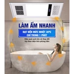 Quạt sưởi âm trần đa năng TLC sưởi ấm, làm mát, thông gió, chiếu sáng siêu tiết kiệm điện 60x30, 30*30-Bảo hành 2N — ảnh 6