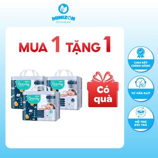 [MUA 1 BỊCH CÓ QUÀ] Tã/bỉm quần, dán Gooby Đêm Premium - Chuyên gia bỉm đêm, chống trào đến 12h