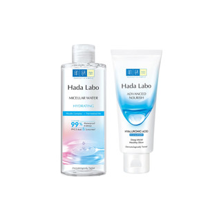 [VB] Combo làm sạch dưỡng ẩm: Sữa rửa mặt Hada Labo Advanced Nourish 80g + Nước tẩy trang dưỡng ẩm 240ml