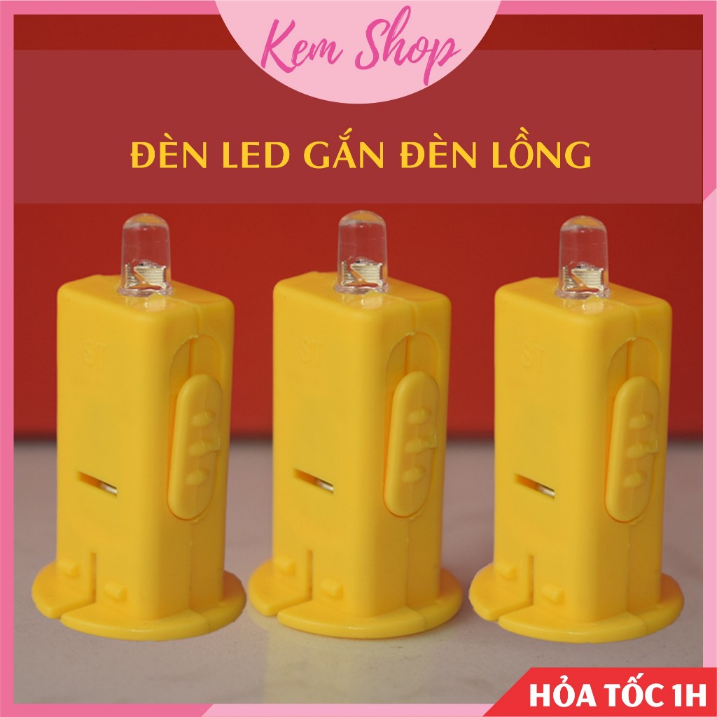 Set 5 đèn led có sẵn pin gắn đèn lồng, đèn ông sao trang trí - Kem Shop K29